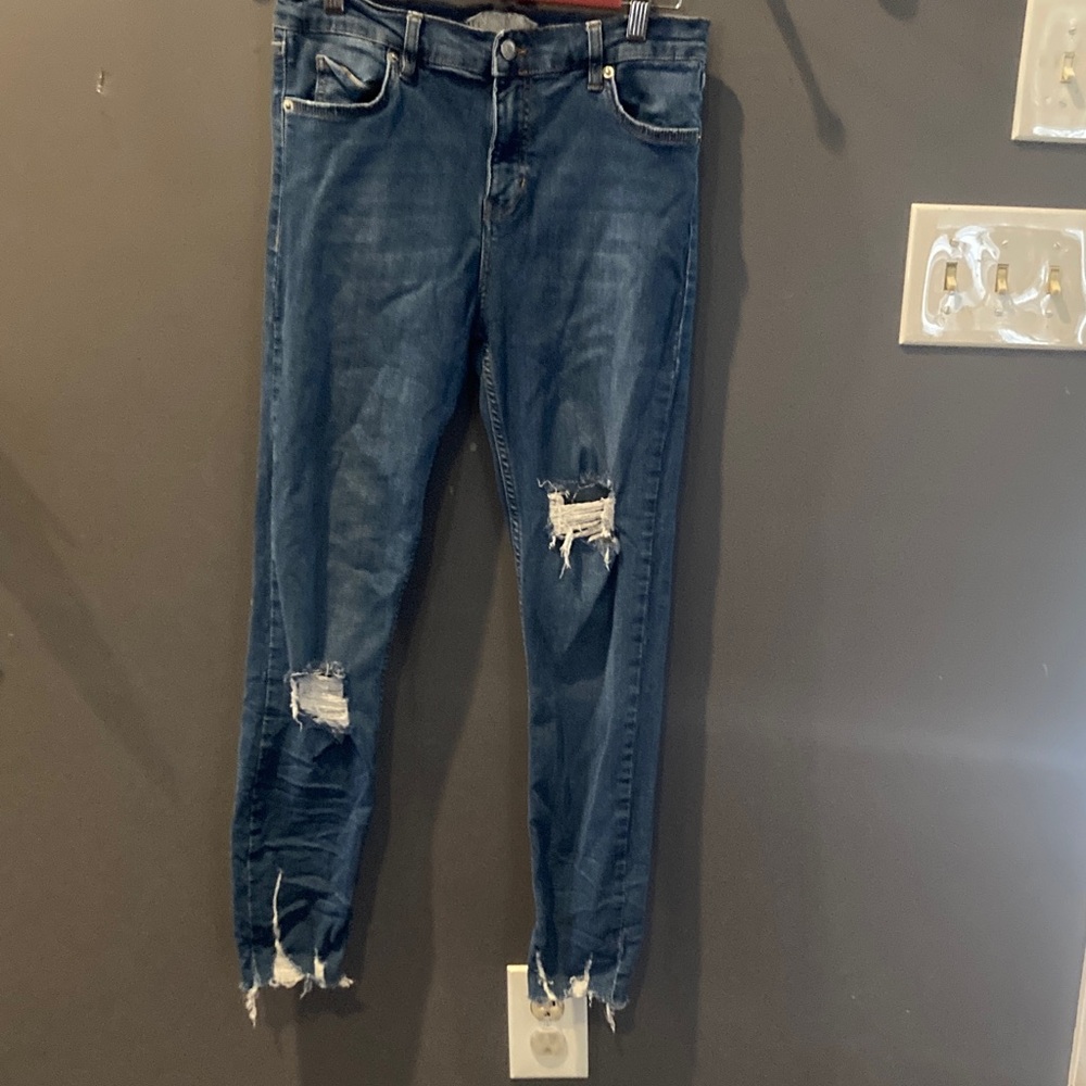 Free People distressed jeans excellent condition size 27